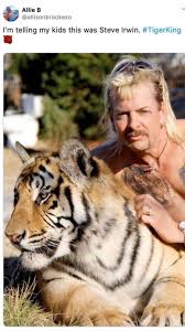 Twenty Eight Memes From Tiger King Our New Favorite Show King Meme Funny Tweets Memes