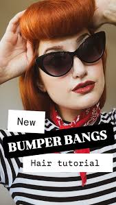 NEW TUTORIAL ALERT! , It’s time to bump into action!, Every time I wear the  infamous ‘bumper bang’ made famous by pin up model Bettie Page, it gives me  a liberated sense of desire, playfulness and a ...