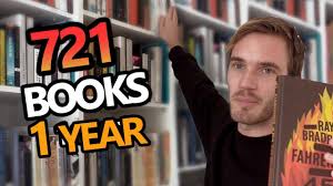 I Read 721 Books In 2018 Made By Pewdiepie Small Leather Chairs Books Adirondack Chairs For Sale