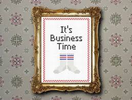 Business Time Flight Of The Conchords Cross Stitch Pdf Pattern Cross Stitch Funny Cross Stitch Stitch