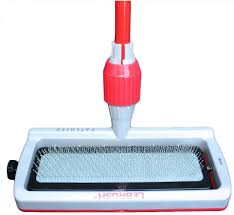 Landhope carpet rake long handle pet dog hair rubber broom squeegee fur remover broom carpet brush 51 inches indoor outdoor push broom car floor cleaning non scratch bristles rug rake sweeper (blue) 4.2 out of 5 stars. Best Broom For Pet Hair Tested On Carpets Hard Floors