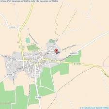 Schnell und sicher online buchen Plan Beauvais Sur Matha Carte Ville Beauvais Sur Matha