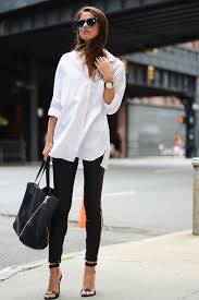 Oversized White Button Down Skinny Jeans Heeled Sandals Style Fashion Fashion Work Outfits Women Clothes It's almost time to start busting out the boots and sweaters and get those fall outfits ready! white button down skinny jeans