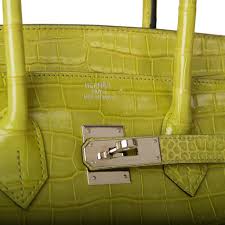 Vert anis is open mon, tue, wed, thu, fri, sat. Hermes Vert Anis Shiny Porosus Crocodile Birkin 35cm Palladium Hardware Madison Avenue Couture