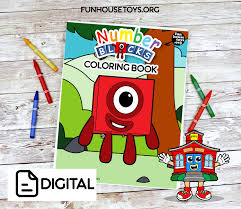 numberblocks 1 to 10 coloring book digital etsy israel