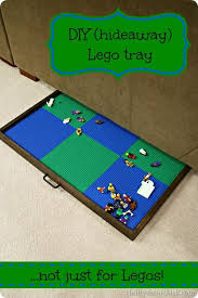 Diy Hideaway Lego Tray Great For Puzzles And Games Too Lego Tray Lego Storage Diy Lego Table Diy
