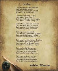 Cu Tine Adrian Paunescu My Love Poems True Words Spiritual Quotes