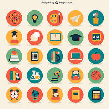 This expansion set provides a functional collection of images for educational institutions at different levels (kinder garden, college, university), organization (library, nursery, parental coordinator). 30 Free School And Education Icons Sets To Download