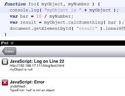 In javascript, the console is an object which provides access to the browser debugging console. Debugging Javascript On Android And Ios Eclipsesource
