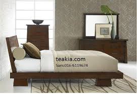 Japanese Bed Frame Teak Wood Furniture Malaysia Indoor Furniture Solid Bedroom Sets Contemporary Furniture Japanese Style Bedroom Asian Inspired Bedroom Asian Bedroom