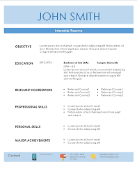 Graduate, internship or p1/p2 it/computer science. Internship Resume Template