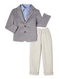 There's a cozy hat to suit every child's needs in this list. Wonder Nation Wonder Nation Boys Suit Set With Knit Blazer Dress Shirt Stretch Twill Pull On Pants 3 Piece Sizes 4 16 Husky Walmart Com Walmart Com