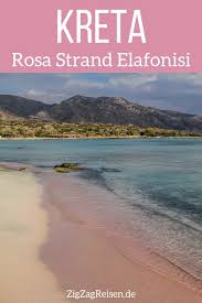 Elafonisi lies only 15 minutes away from our rooms. Strand Elafonisi Kreta Rosa Strand Fotos Reisetipps
