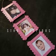 Jadi jangan sampai kelewatan, tentang. Hiasan Dinding Dekorasi Kamar Pigura Foto 3 Susun Dari Stik Es Krim 3r Lazada Indonesia