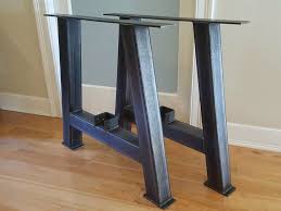 Make Your Own One Of A Kind Table With Metal Table Legs By Dirt Frog Furniture Industrialdesign Steel Table Legs Wood Table Legs Metal Table Legs