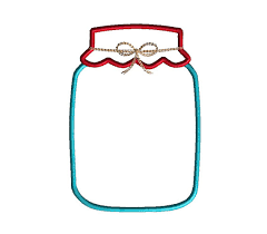How to date old ball mason jars. Mason Jar Applique Machine Embroidery Design