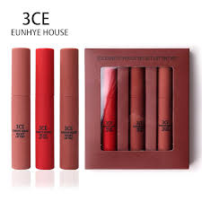 3ce Eunhye House Matte Lip Gloss Set Liquido Easy To Wear Long Lasting Batom 3 Color In 1 Lipsticks Matte Liquid Lipstick Makeup