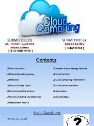 Cloud computing offers the advantage of working from anyplace over the globe, as long as you have an internet connection. Cloud Computing Software As A Service Cloud Computing