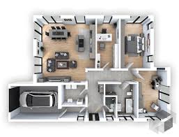 Grundriss Garage Im Haus In 2020 Grundriss Bungalow Haus Haus Grundriss