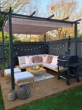 Garten Sitzecke Garten Inspo Garten Inspo Gartenideen In 2020 Terassenentwurf Sitzmoglichkeiten Im Freien Pergola Design