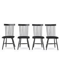 Furniture Bensen Dining Chair 4 Pc Set Set Of 4 Chairs Created For Macy S Reviews Furniture Macy S Black Dining Chairs Dining Chairs Modern Farmhouse Dining