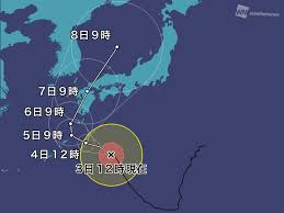 Jun 04, 2021 · 令和3年 台風第3号に関する情報 第4号 （位置） 2021年6月4日午後9時45分 気象庁 発表 台風第3号は、バシー海峡を1時間におよそ30キロの速さで東北東へ進んでいます。 å°é¢¨5 11å·æœ€æ–°æƒ…å ± 3æ—¥12æ™‚æ›´æ–° ã‚¦ã‚§ã‚¶ãƒ¼ãƒ‹ãƒ¥ãƒ¼ã‚¹