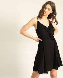 Tuto où vous apprendrez à réaliser une robe dos nu avec bretelles. Robe A Fines Bretelles Noir 780873899a08 Pimkie