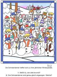 Nicht nur kinder lieben #fehlersuchbilder. Suchbild Schneemannparade Bilderratsel Weihnachtsratsel Fur Kinder Bilder Ratsel Ratsel Fur Kinder