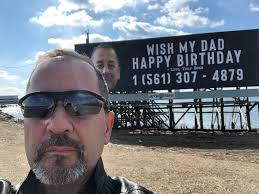 For dads who love their fur babies dogs on a bike shirts Here S What Happens When 2 Sons Buy A Billboard Asking For Birthday Wishes For Their Dad The New York Times