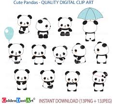 Cute Panda Clip Art Panda Clip Art Panda Clipart Cute Panda Clipart Kawaii Panda Kawaii Clipart Pnd02 Kawaii Dessins Faciles Dessin