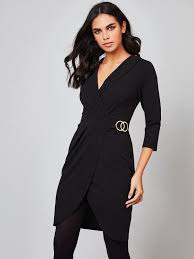 Womens Envy Black Blazer Dress Peacocks Dresses Blazer Dress Dresses For Work