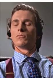Patrick Bateman, always ‘busy’—even when it’s just music and relaxation  🎶💼 When the police show up, his response? ‘I’m very busy….’ Priorities,  right? 😅📞 More iconic scenes