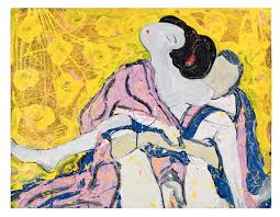 Lucy Liu Art Shunga Art Painting Lucy Liu