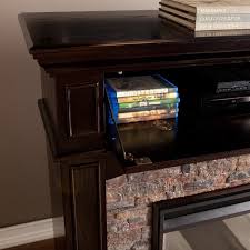 With shelf space, you will have a place to keep your books and entertainment stuff. Southern Enterprises Grantham Electric Media Fireplace In Ebony Fe9359