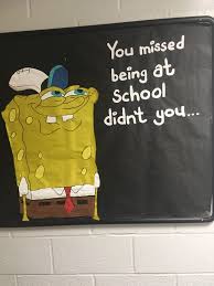 Spongebob Bulletin Board Wall Dec Residence Life Ra Ca Resident Assistant Bulletin Boards Res Life Door Decs College Bulletin Boards