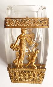 Petit Vase Ou Encrier 19e Siecle En Verre Et Metal Dore Style Empire Check More At Https Lazidoshop Com Product Petit Vase Ou Encrier 19e Siecle En Verre Et M