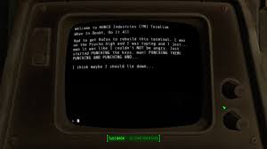 What happens if you kill the overseer in vault 101? Just Another Interesting Terminal Entry R Fo4