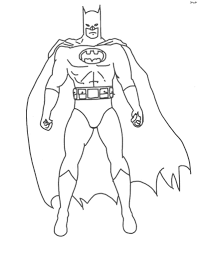 The kids will love these fun santa coloring pages. Drawings Batman Superheroes Printable Coloring Pages
