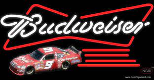 Limited collector edition of 25,000. Budweiser Logo With Nascar Neon Sign Neonsigninusa