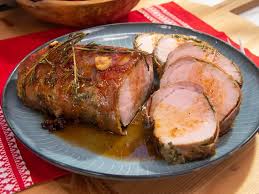 Prosciutto Wrapped Pork Loin Recipe Pork Loin Recipes Pork Food Network Recipes