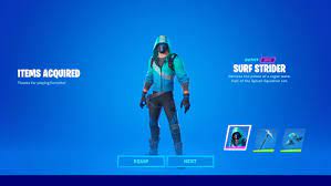 Skin coloriage fortnite a imprimer gratuit fortnite xbox skin fortnite ours rose one gratis im battle fortnite marshmello skin transparent royale modus des online fortnite ice king costume in real life multiplayer shooters fortnite boutique du jour fortnite 1 avril 2019 treten sie auf einer. Intel X Fortnite Software Offer How To Get The Free Surf Strider Skin Splash Squadron Set Fortnite Insider