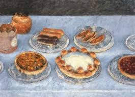 Gustave Caillebotte 1848 1894 Gateaux 21 X 29 In Painted In 1881 Desserts Food Cake