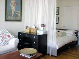 Style My Hole Sweet Hole In San Francisco Mika Lane Living Room And Bedroom Combo Studio Apartment Living Living Room Bedroom Combination