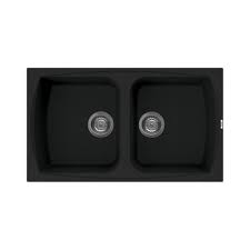 Sceglierlo non è poi così facile. Lavello Cucina Da Incasso 86x50 In Granitek Nero A Doppia Vasca Lgl45040 Di Elleci Vendita Online Italiaboxdoccia