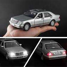1 32 Mercedes Benz S W140 Alloy Model Car Sound Light Pull Back Toy Car Review Car Model Benz S Mercedes Benz