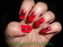 Luxury press on nails on instagram: Cute Halloween Nail Designs For Short Acrylic Nails With White Tips New Expression Nails