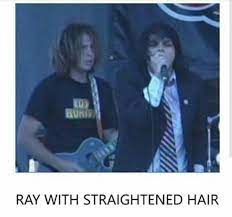 Ray With Straight Hair My Chemical Romance Mcr Memes Ray Toro
