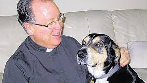 Shelter Tails: Rescue dog, priest a match made in heaven