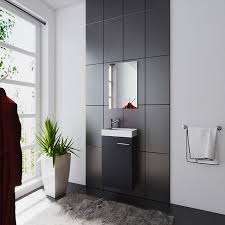 Der waschtisch ist neu und noch. Vcm Waschplatz Waschbecken Schrank Spiegel Wc Gaste Toilette Badmobel Klein Schmal Slito Online Kaufen Bei Netto