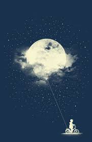 The Boy Who Stole The Moon Art Print By Los Tomatos Society6 Moon Art Print Moon Art Art